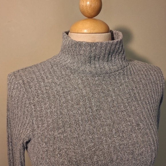 Wilfred Free Mariel Mockneck Ribbed Dress SZ S - Picture 5 of 12